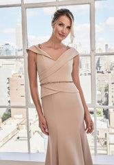 MGNY Madeline Gardner New York 73112 Long Formal Peplum Beaded Dress