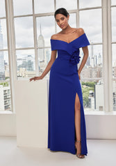 MGNY Madeline Gardner New York 73116 A Line Long Formal Evening Dress