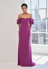 MGNY Madeline Gardner New York 73123 Fitted Formal Evening Long Dress
