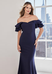 MGNY Madeline Gardner New York 73123 Fitted Formal Evening Long Dress