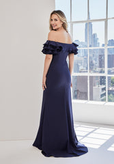 MGNY Madeline Gardner New York 73123 Fitted Formal Evening Long Dress