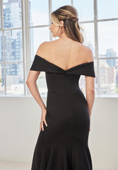 MGNY Madeline Gardner New York 73129 Long Formal Fitted Slit Evening Dress