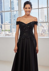 MGNY Madeline Gardner New York 73131 Formal Long A Line Evening Dress