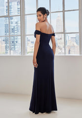 MGNY Madeline Gardner New York 73134 Slit Long Formal Evening Dress