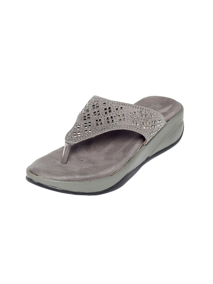 Regine Grey Heels