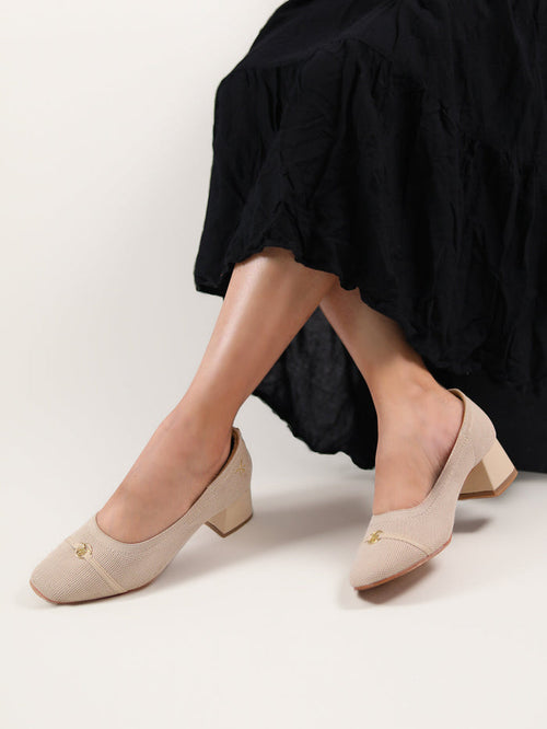 Rosie Beige Pumps