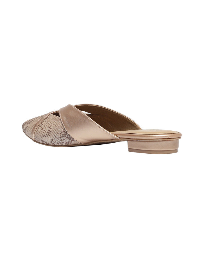 Rynna Rose Gold Flats
