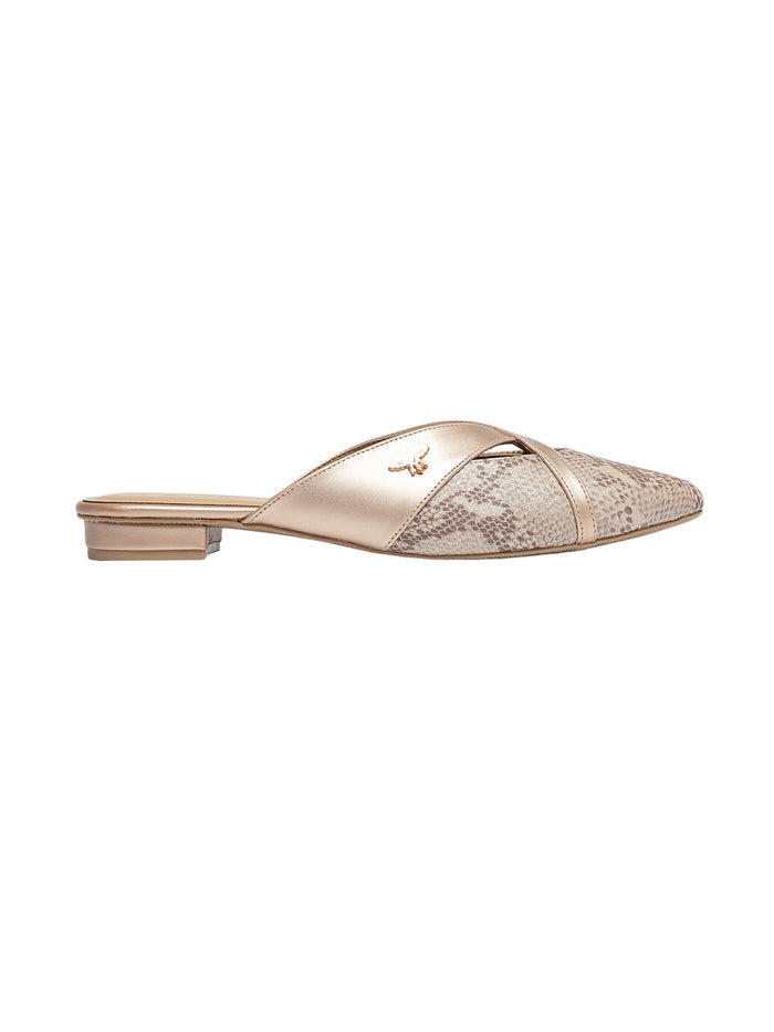 Rynna Rose Gold Flats