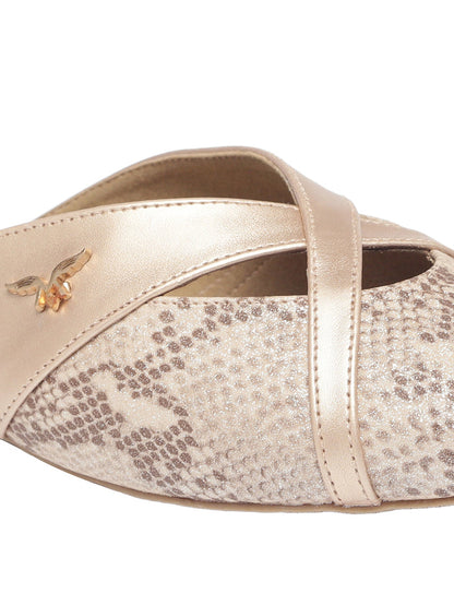 Rynna Rose Gold Flats