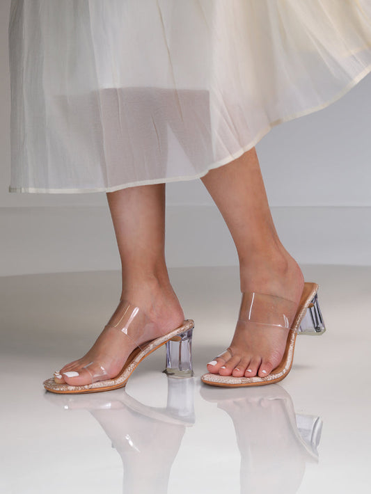 Talia Cream Block Heels