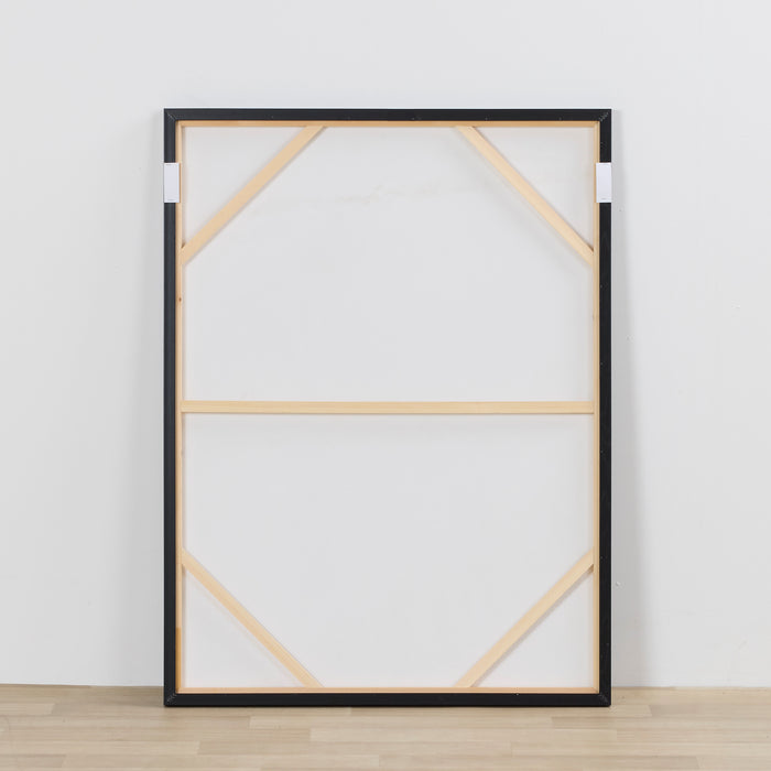 black frame of wall art