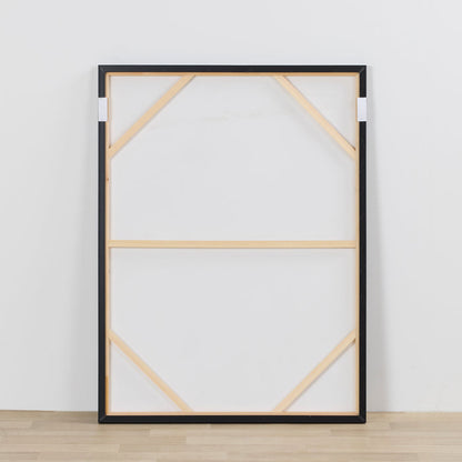 black frame of wall art