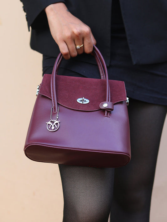 Velora Maroon Sling Bag