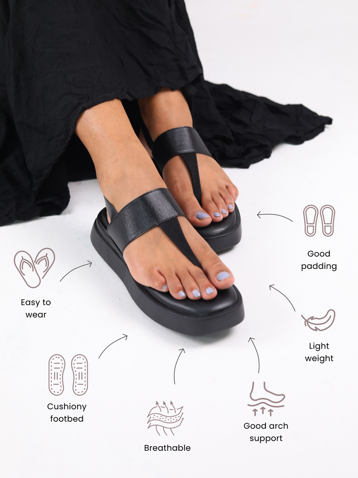 Wendy Black Flatform Heels