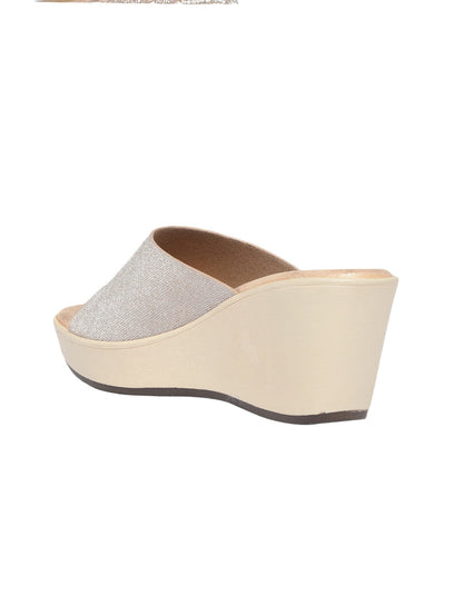 Zara Rose Gold Wedge Heels