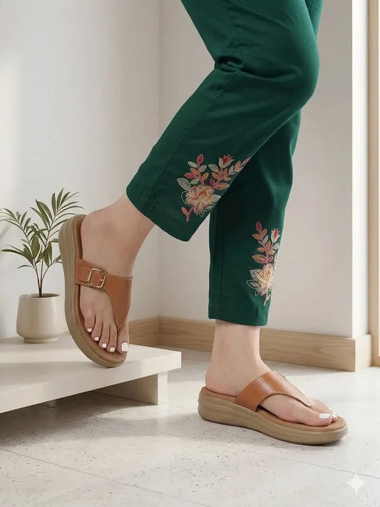 Zivia Tan Wedge Heels