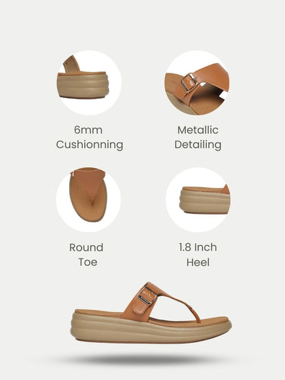 Zivia Tan Wedge Heels