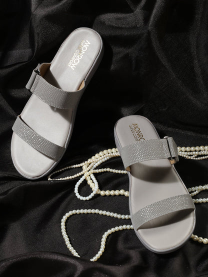 Zuri Grey Flats
