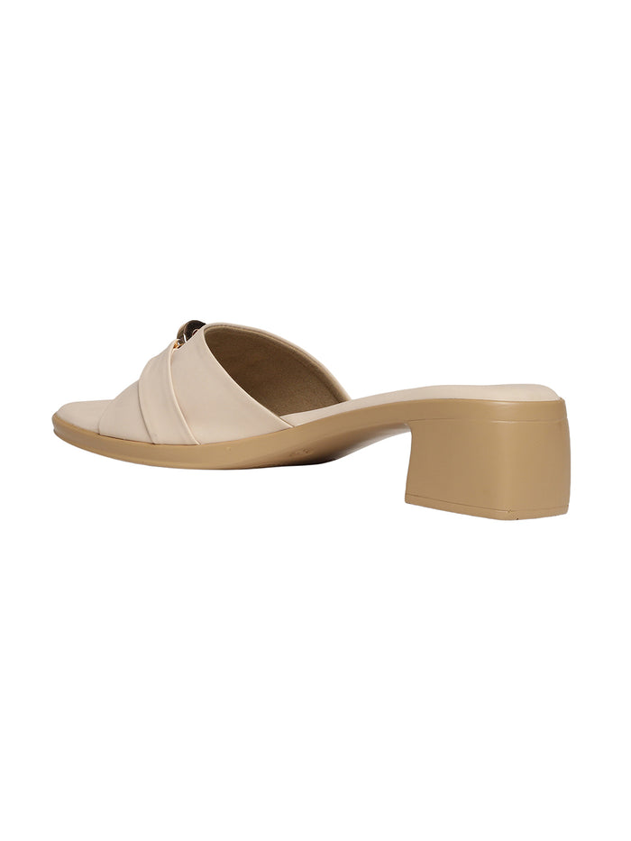 Zyelle Cream Block Heels